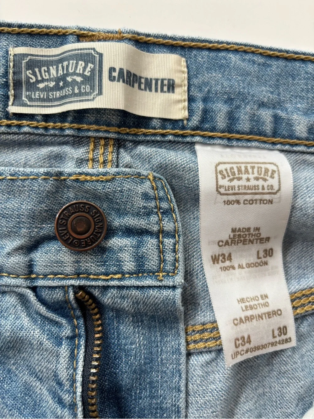 Levi’s Signature Carpenter Jeans 34 x 30